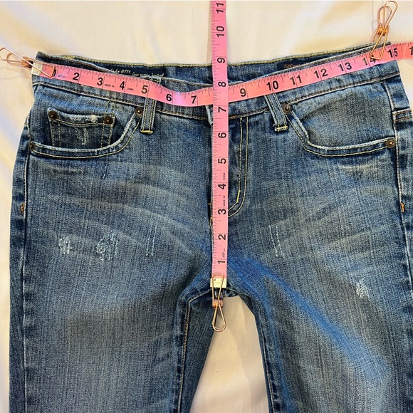 Citizens Of Humanity Boho #111 Distressed Low Waist Stretch Bootcut Jeans SZ 27 - Picture 15 of 16
